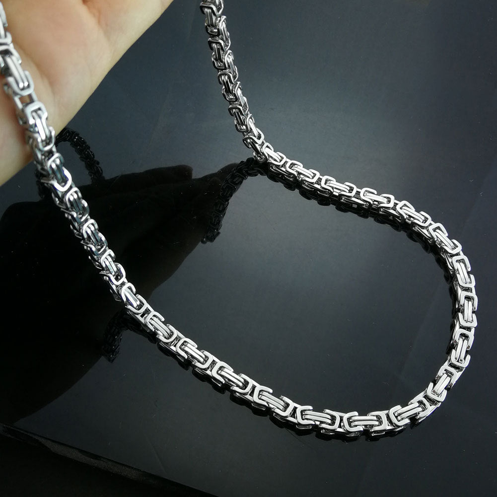 Chain Stainless Steel With Snake Bone