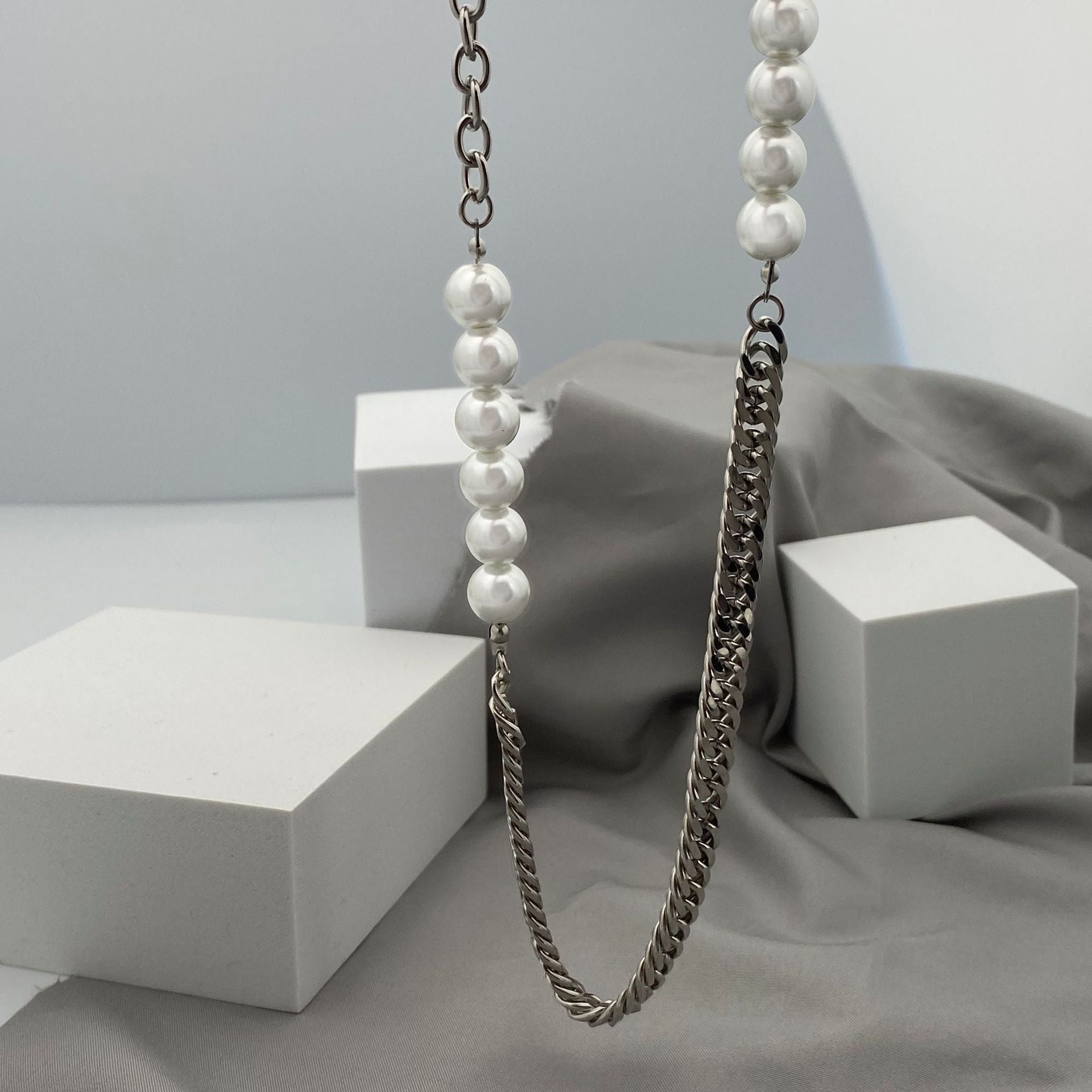 Chain Steel Stitching Pearl